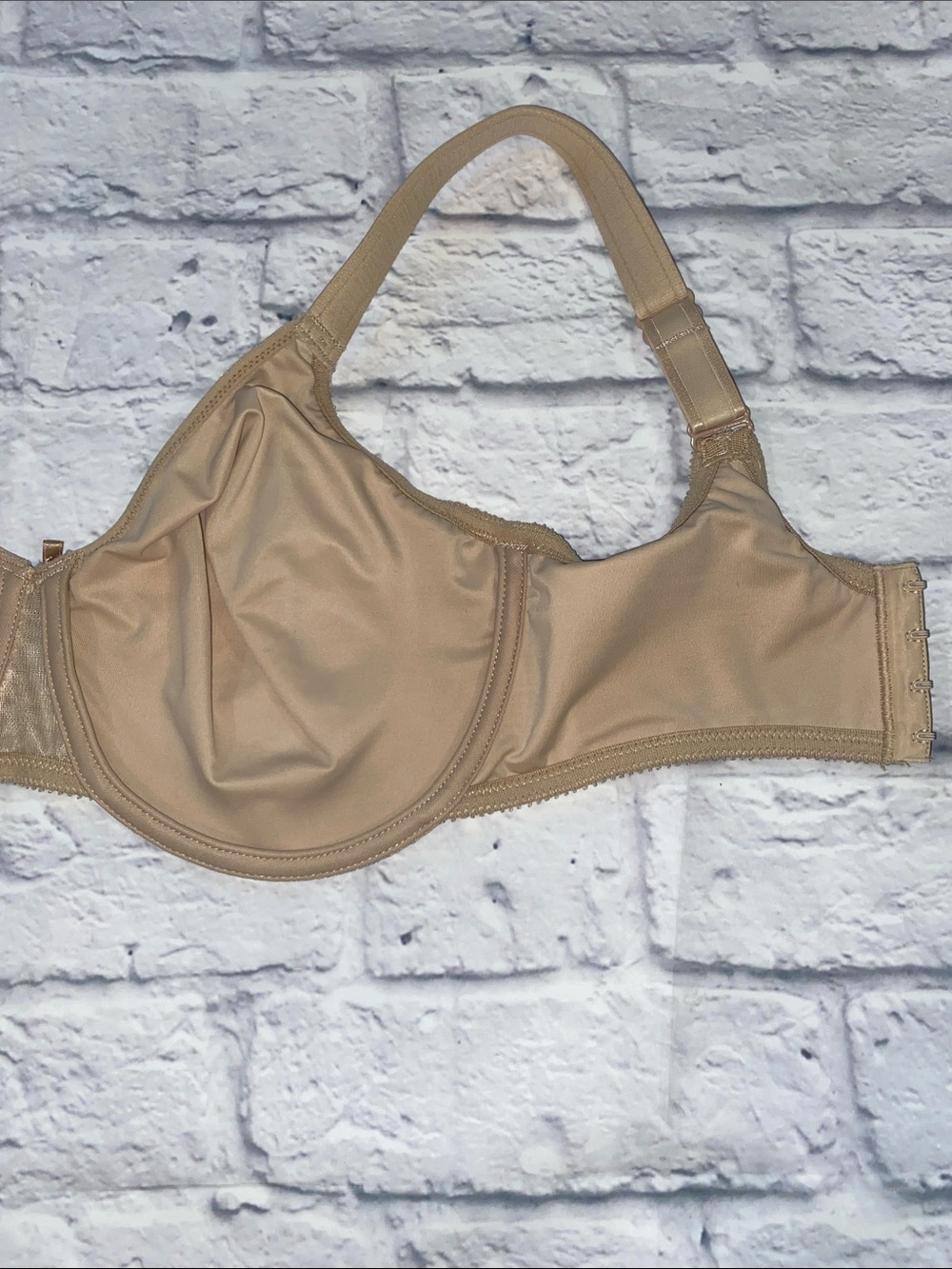 Chantelle C Magnifique Seamless Unlined Minimizer Bra Nude Sand 32DDDD #18910 - Picture 8 of 11